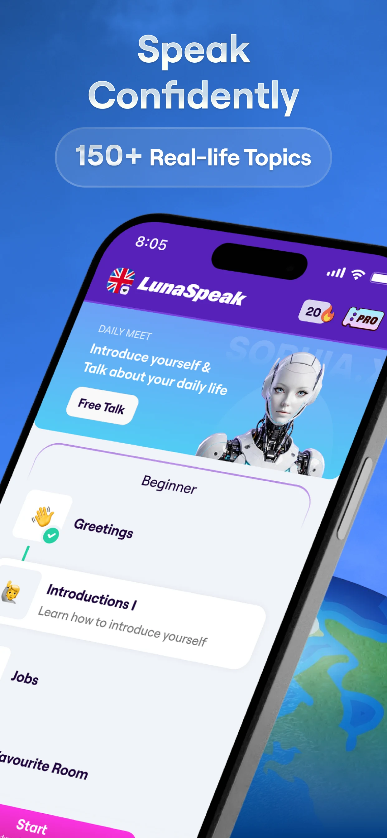 LunaSpeak: AI Speaking Coach screenshot